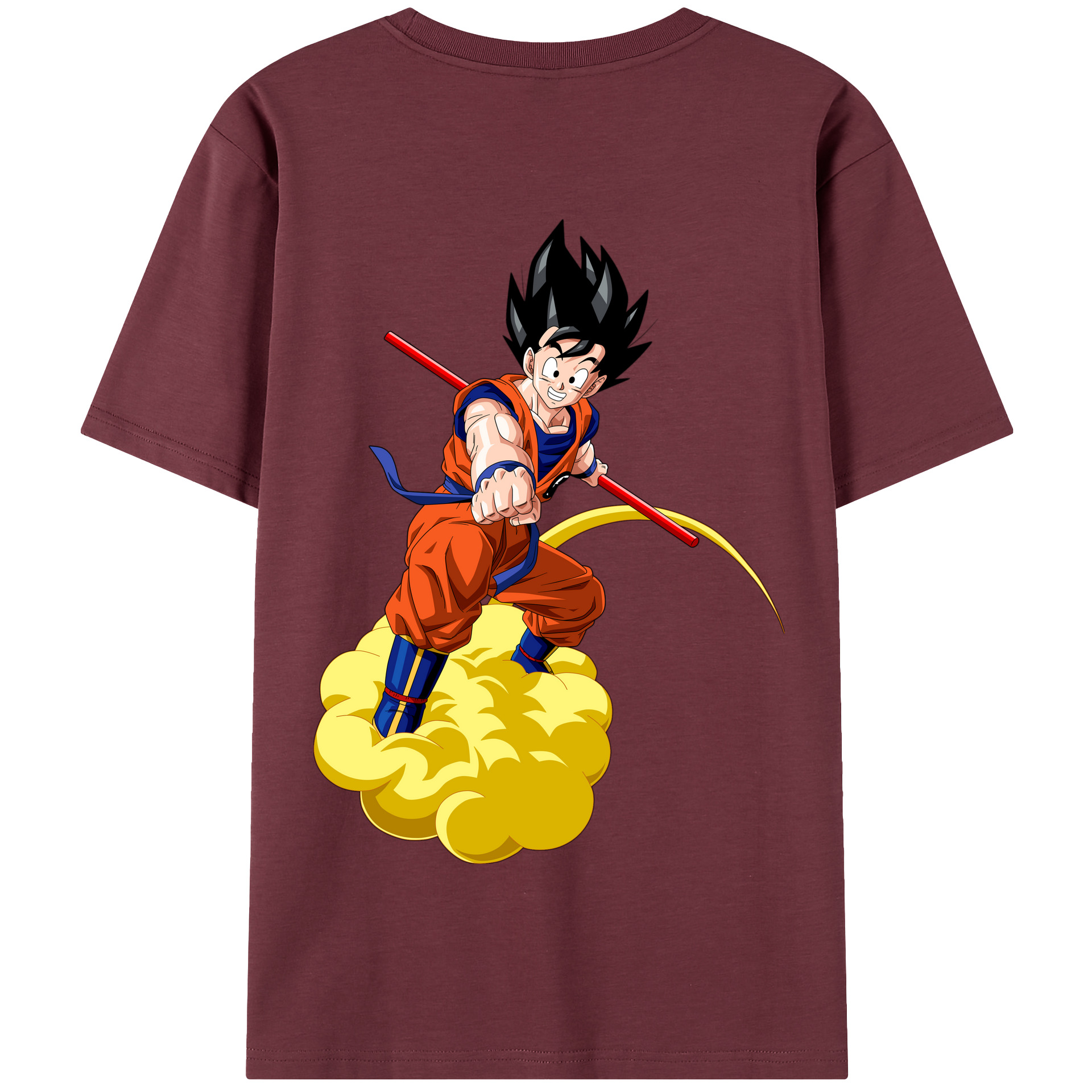 （画像用） ドラゴンボール 孫 悟飯（そんごはん）DRAGON BALL Son Gohan 綿100％半袖Tシャツ（背面プリント）
